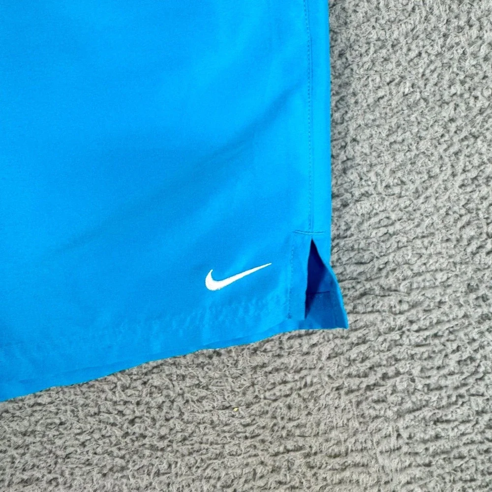 Nike Shorts Mens XL‎ Blue Unlined Running Gym Training Drawstring Lightweight